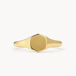 Kendra Scott Davis Signet Ring in 18k Gold Vermeil